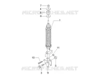 Suspension arrière - Amortisseur/s