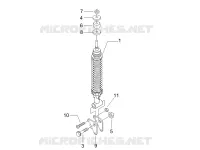 Suspension arrière - Amortisseur/s