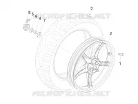 Roue arrière