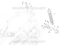 Suspension arrière - Amortisseur/s