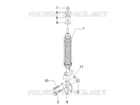 Suspension arrière - Amortisseur/s