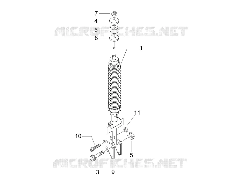 Suspension arrière - Amortisseur/s