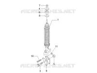 Suspension arrière - Amortisseur/s