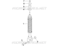 Suspension arrière - Amortisseur/s