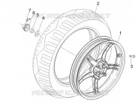 Roue arrière