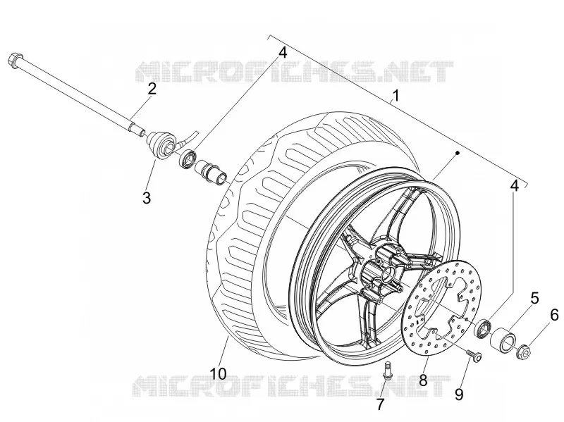 Roue avant