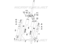 Composants de la fourche (Escorts)