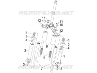 Composants de la fourche (Escorts)