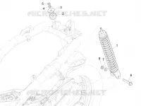 Suspension arrière - Amortisseur/s