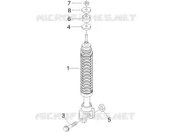 Suspension arrière - Amortisseur/s