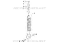 Suspension arrière - Amortisseur/s