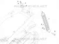 Suspension arrière - Amortisseur/s