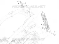 Suspension arrière - Amortisseur/s