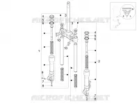 Composants de la fourche (Mingxing)