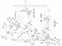 Composants de la fourche (Mingxing)