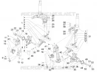 Composants de la fourche (Mingxing)