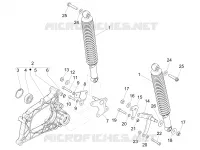 Suspension arrière - Amortisseur/s