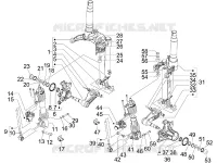 Composants de la fourche (Mingxing)