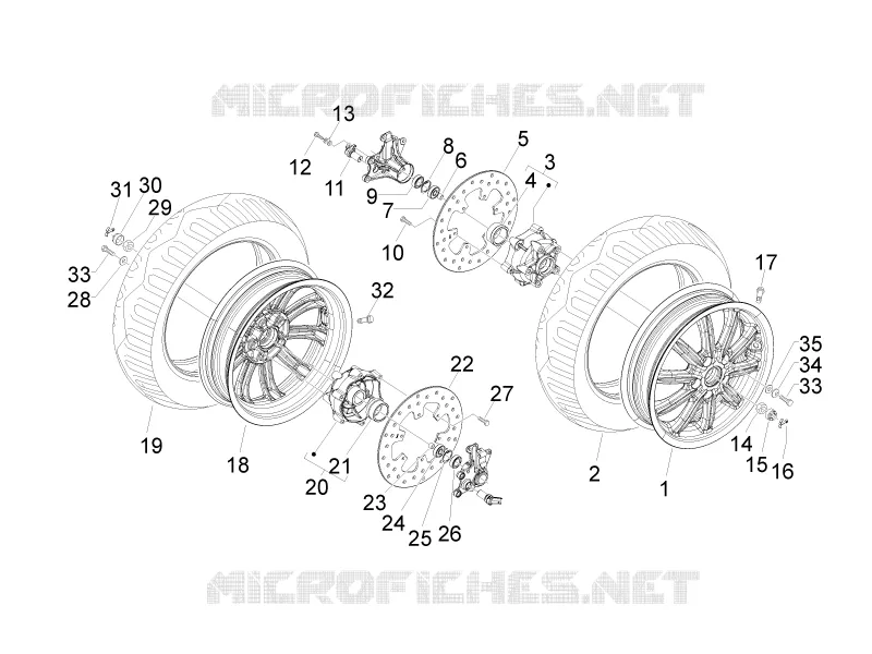Roue avant