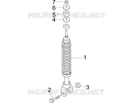Suspension arrière - Amortisseur/s