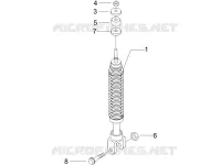 Suspension arrière - Amortisseur/s