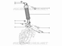 Suspension arrière - Amortisseur/s