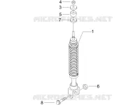 Suspension arrière - Amortisseur/s