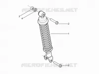 Suspension arrière - Amortisseur/s