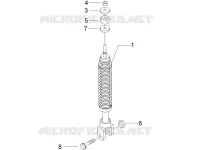 Suspension arrière - Amortisseur/s