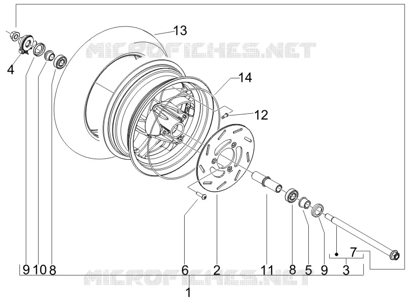 Roue avant