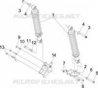Suspension arrière - Amortisseur/s