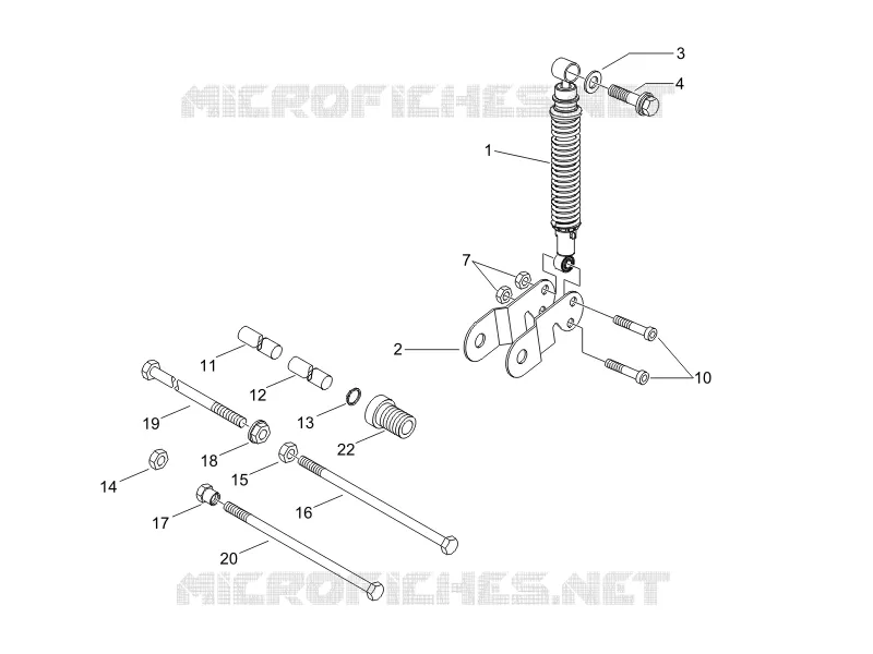 Suspension arrière - Amortisseur/s