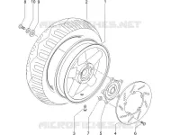 Roue arrière