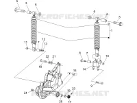 Suspension arrière - Amortisseur/s