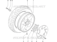 Roue arrière