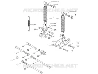 Suspension arrière - Amortisseur/s