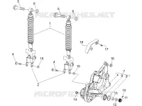 Suspension arrière - Amortisseur/s