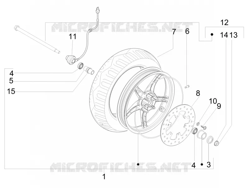 Roue avant