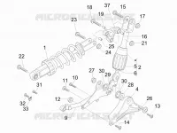 Suspension arrière - Amortisseur/s