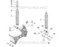 Suspension arrière - Amortisseur/s