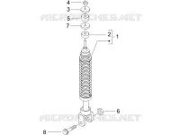 Suspension arrière - Amortisseur/s