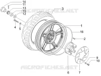 Roue arrière