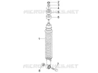 Suspension arrière - Amortisseur/s
