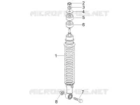 Suspension arrière - Amortisseur/s