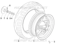 Roue arrière