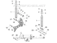 Suspension arrière - Amortisseur/s