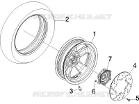 Roue arrière