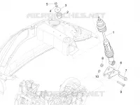 Suspension arrière - Amortisseur/s