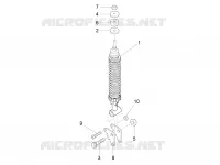 Suspension arrière - Amortisseur/s