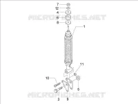 Suspension arrière - Amortisseur/s
